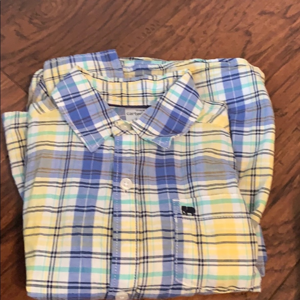Carter’s size 5 T button up shirt and Khakis - Picture 2 of 4